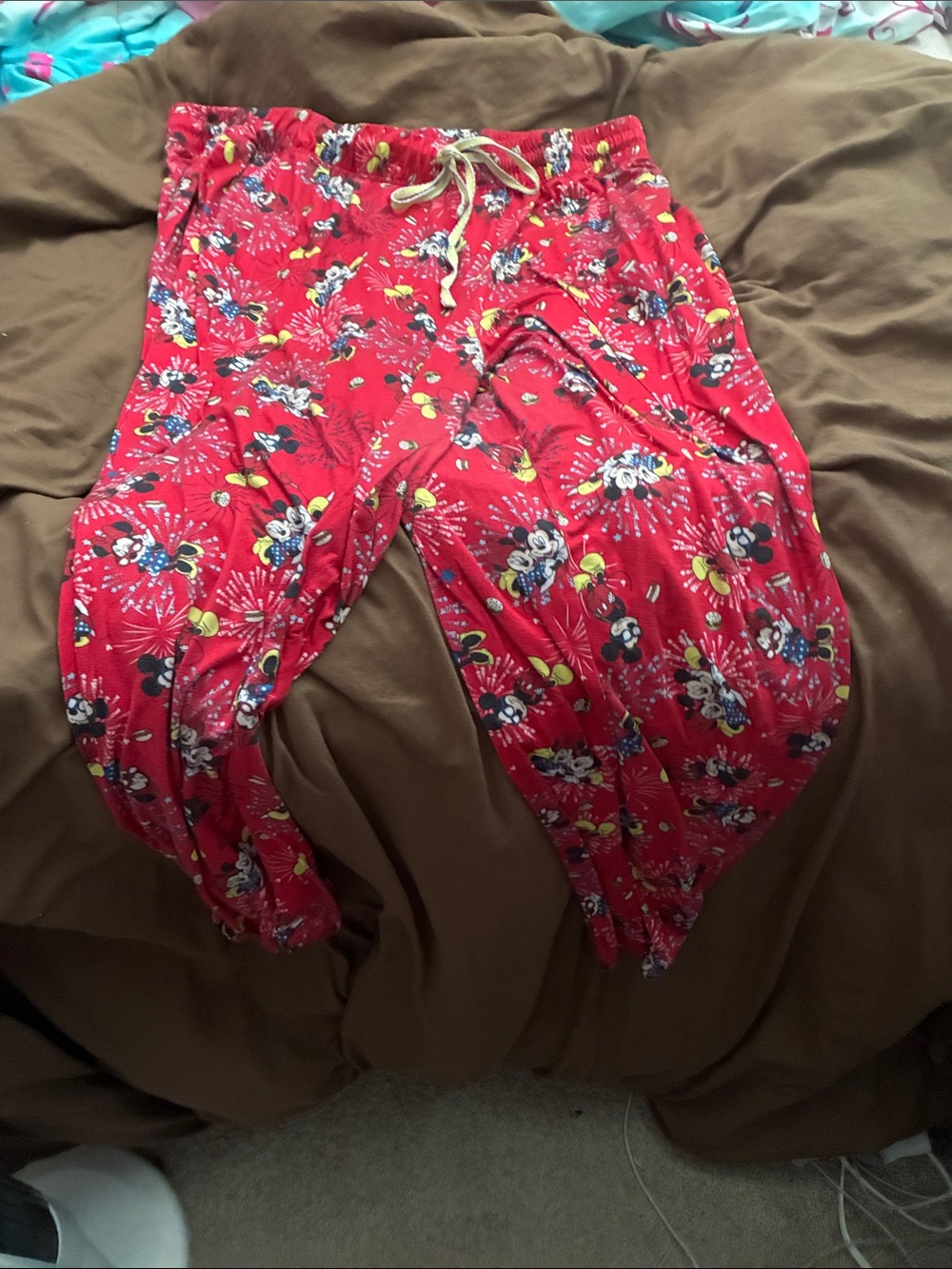 Disney Red Mickey Mouse Lounge Pants